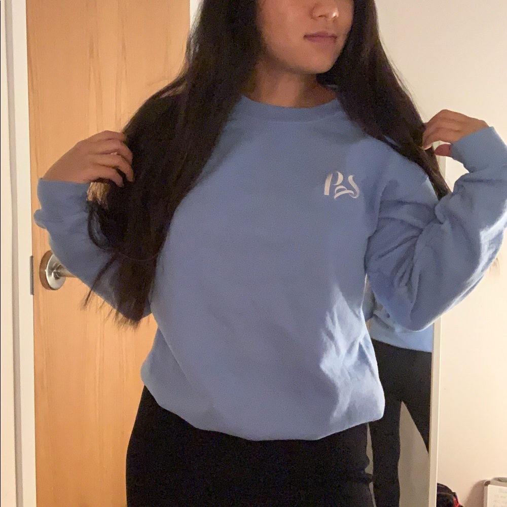 Blue Pop&Suki limited edition sample sale pullover
